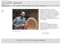 Tablet Screenshot of klaus-weichselbaum.de